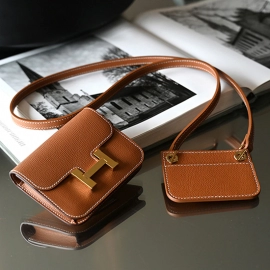 Constance Slim Bag Retrofit Single-Shoulder Diagonal Liner Bag With Cowhide Material Wallet Transformation Diagonal Bag strap
